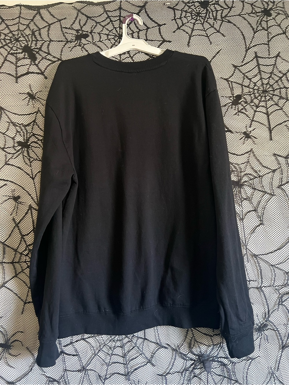 MENS XL FLEECE GHOSTFACE GRAPHIC SWEATSHIRT - Picture 2 of 3